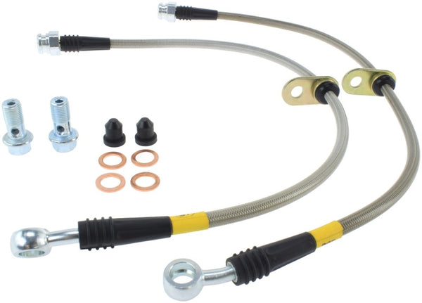 StopTech 99-00 Civic Si w/Rear Disc Brakes Front SS Brake Lines