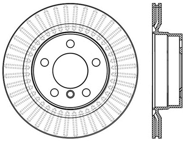 StopTech BMW 12-15 335i / 2014 428i / 2014 235i/228i Rear Right Slotted Sport Brake Rotor