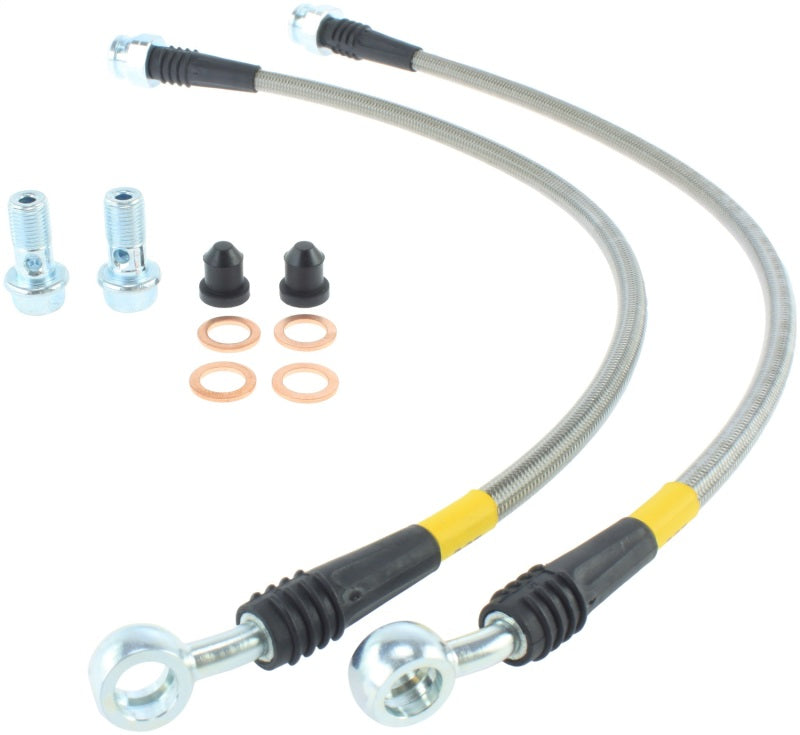 StopTech 97-03 Chevrolet Corvette Kit de conduite de frein avant en acier inoxydable