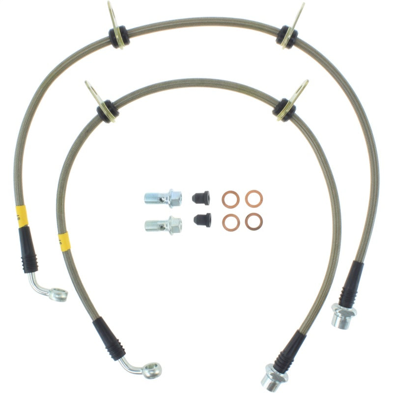 StopTech 12-15 Scion IQ Stainless Steel Front Brake Lines