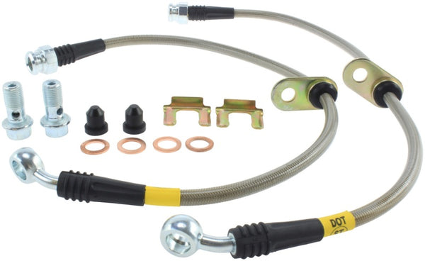 StopTech 13-13 Honda Civic EX Rear SS Brake Lines