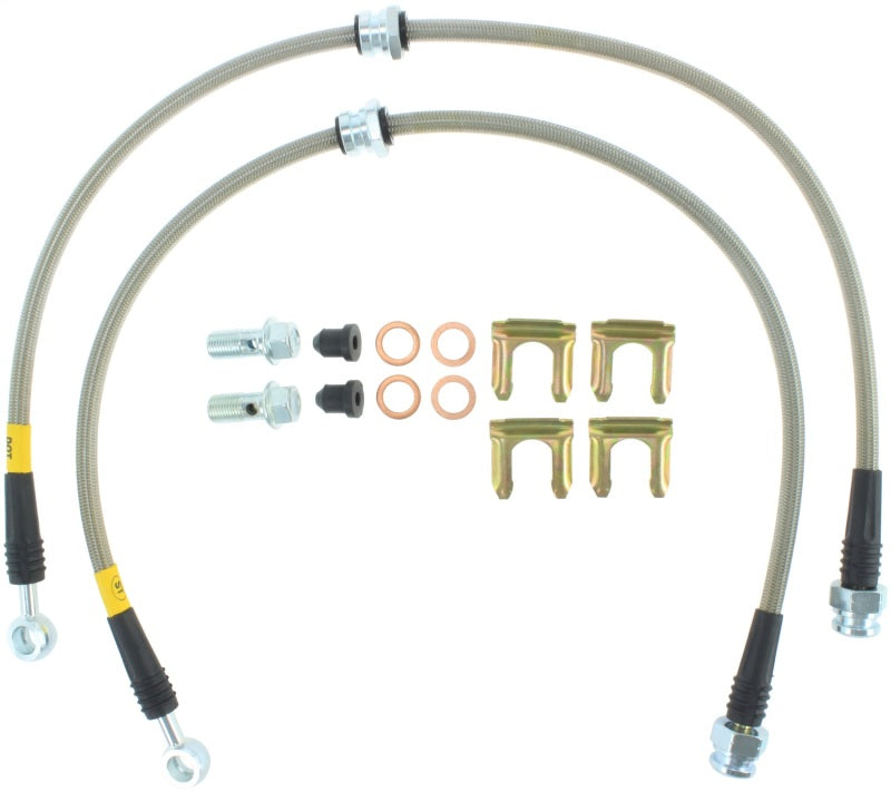 StopTech 95-99 Mitsubishi Eclipse Stainless Steel Front Brake Lines